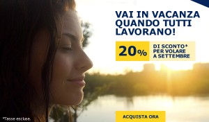 sconto air one settembre