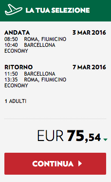 voli alitalia roma barcellona