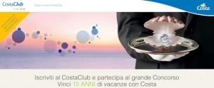 concorso per vincere 15 anni di crociere costa