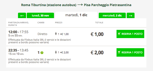 pisa roma flixbus