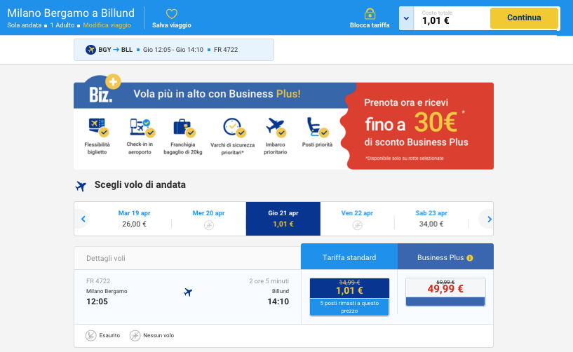 voli per la danimarca a 1 euro
