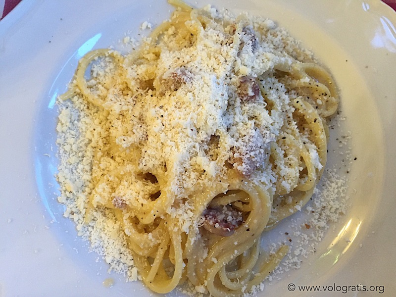 spaghetti alla carbonara roma