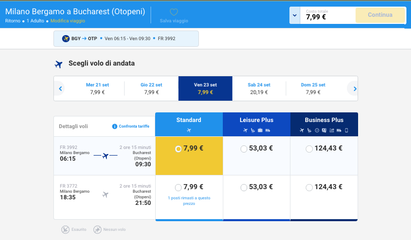 voli ryanair scontati