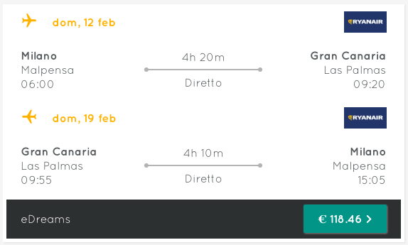 voli low cost per le canarie