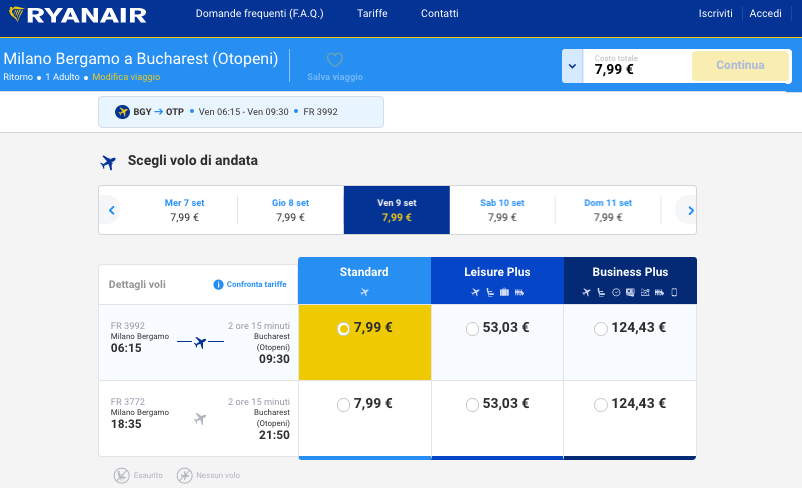 voli ryanair scontati
