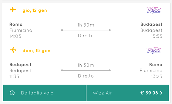 voli per budapest