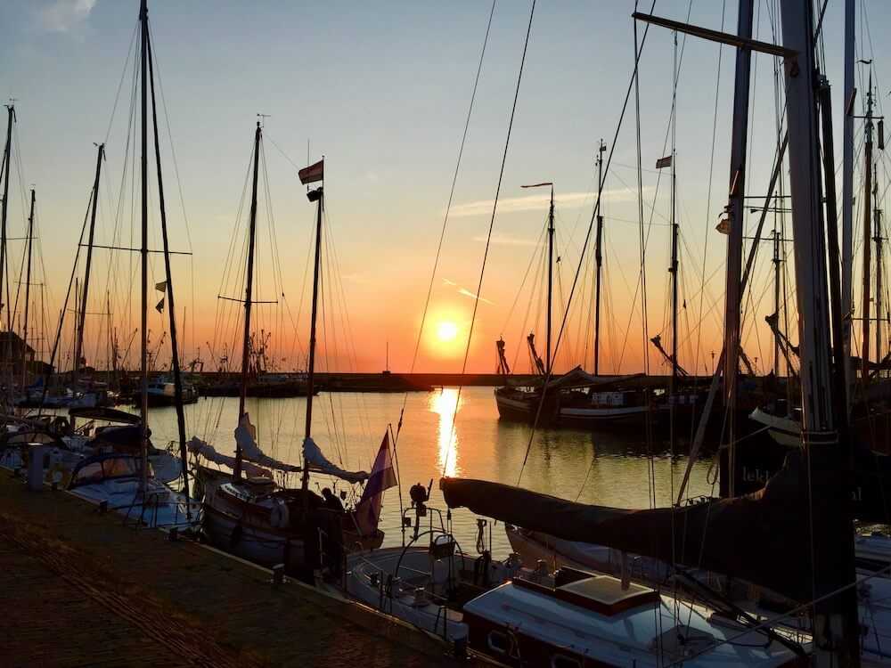 viaggio olanda del nord stavoren tramonto