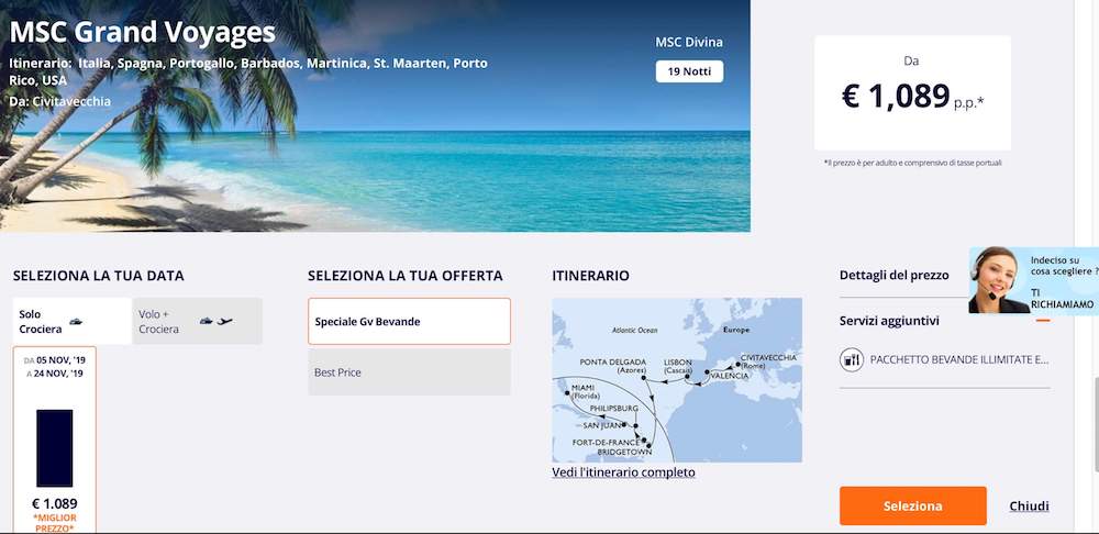 crociera riposizionamento msc