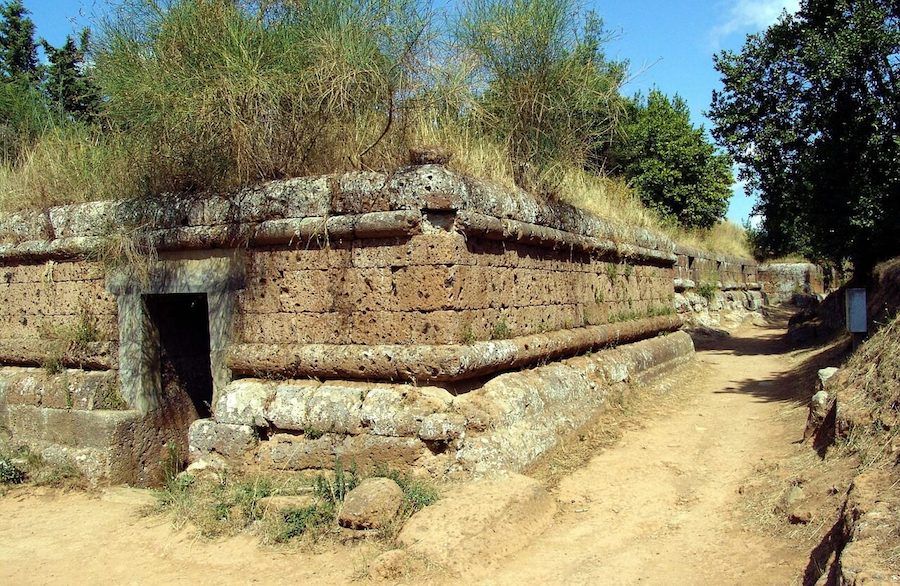 necropoli cerveteri sito unesco italia