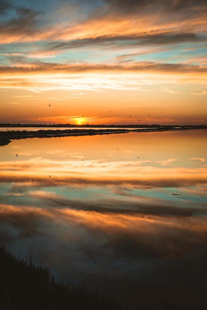salina cervia tramonto